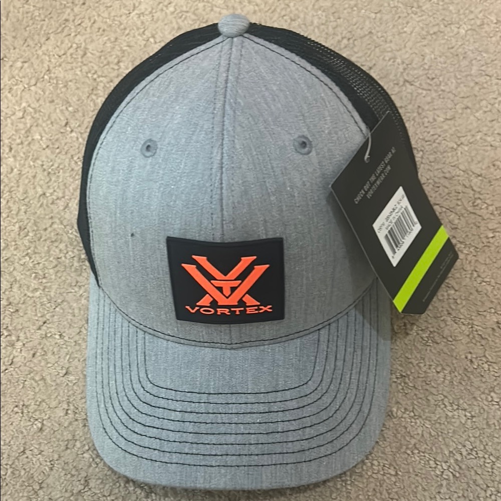 Vortex Gray and Black Trucker Hat